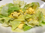 キャベツと卵のアーリオオーリオ