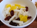 陰陽バランス食の実践-154(たまり漬け・らっきょう)